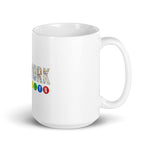 Brooklyn Subway White glossy mug
