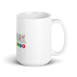 Brooklyn Subway White glossy mug