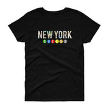 Ladies Queens Subway Women's short sleeve t-shirt