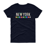 Ladies NY Subway Women's short sleeve t-shirt