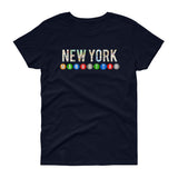Ladies NY Subway Women's short sleeve t-shirt