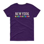 Ladies NY Subway Women's short sleeve t-shirt