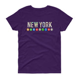 Ladies NY Subway Women's short sleeve t-shirt