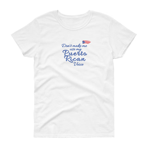 Puerto Rico Voice Women's short sleeve t-shirt